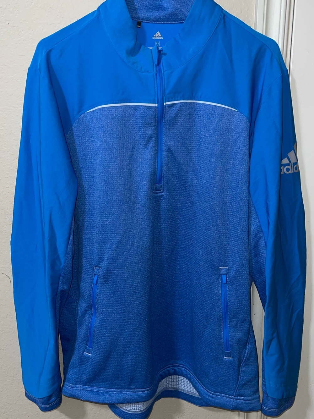 adidas Men’s Royal Blue Half-Zip Training Jacket
